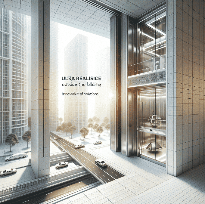 ascensor por fuera del edificio