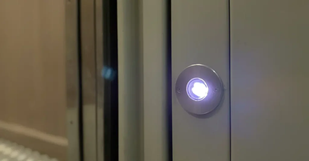 iluminación ascensor